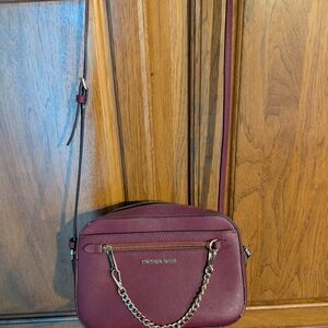 Michael Kors Burgundy Crossbody Bag